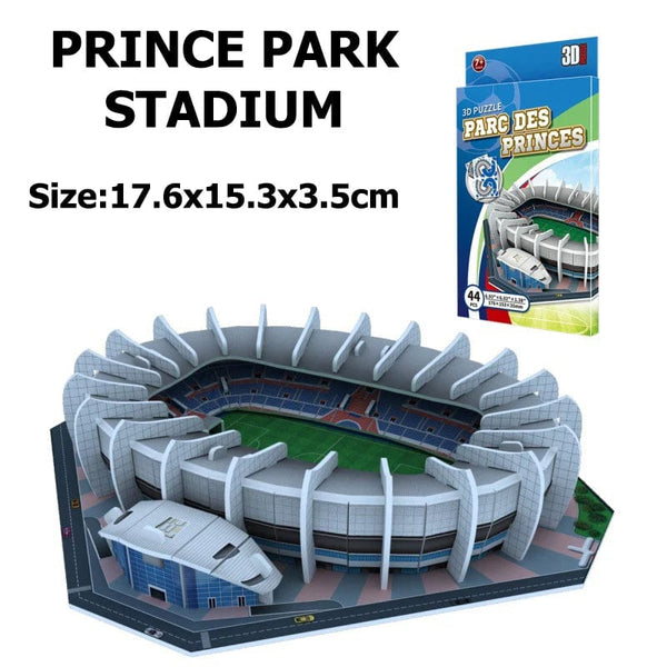 Planet Gates Miniature Football Field 3D DIY Puzzle World Famous Stadiums Models Football Game Peripheral Toys Fans Birthday Toys Gifts DDJ