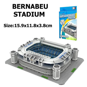 Planet Gates Miniature Football Field 3D DIY Puzzle World Famous Stadiums Models Football Game Peripheral Toys Fans Birthday Toys Gifts DDJ