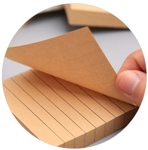 Planet Gates Minimalist Sticky Notes Grid/Lined/Blank Note Pad Memo Pad Weekly Plan Diary Note Stationery