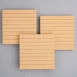 Planet Gates Minimalist Sticky Notes Grid/Lined/Blank Note Pad Memo Pad Weekly Plan Diary Note Stationery