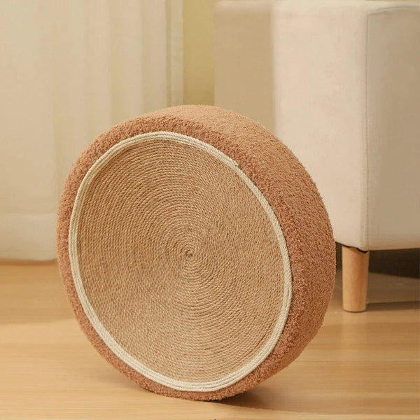 Planet Gates Minimalist style / 39cm Cute Cat Scratcher Bed Sisal Cat Scratching Board 2 In 1 Cat House Cat Scraper Round Cat Scratcher for Cats Rascadores De Gato