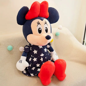 Planet Gates Minnie / 35cm Disney Star Mickey Plush Toy Minnie Doll Large Couple Mickey Mouse Playing with Children's Pillow Doll Gifts