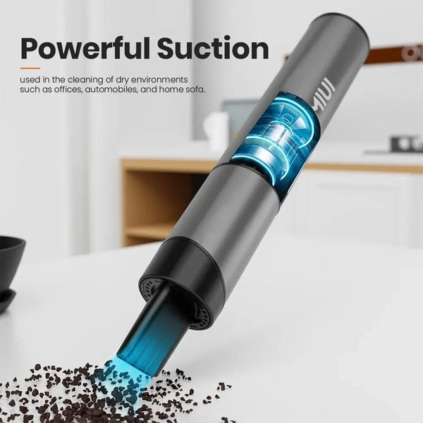 Planet Gates MIUI Mini Portable Vacuum Cleaner Cordless Handheld Vacuum with 3 Suction Heads Easy to Clean for Desktop Keyboard Car USB
