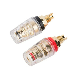 Planet Gates Mix Color / 10pcs Binding Post Banana Plug Socket Gold Plated Speaker Terminal Amplifier Audio Connector Consumer Electronics Solid Hard Copper
