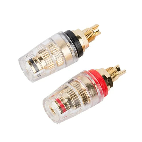Planet Gates Mix Color / 10pcs Binding Post Banana Plug Socket Gold Plated Speaker Terminal Amplifier Audio Connector Consumer Electronics Solid Hard Copper