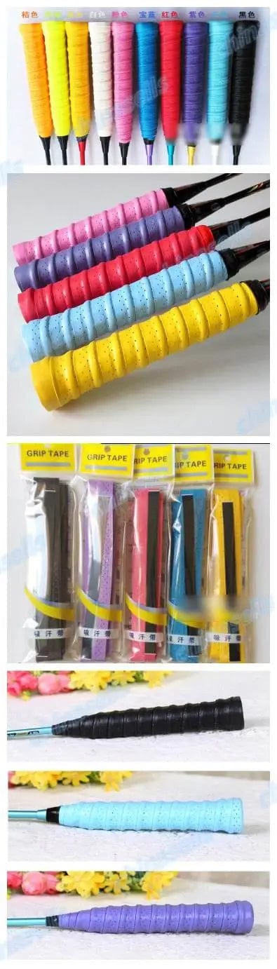 Planet Gates mix colour leave msg 10pcs Tennis Racket Overgrips Anti-skid Sweat tape Absorbed Wraps Badminton Racquet OverGrip Fishing Skidproof Sweat Band grip