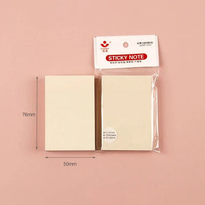 Planet Gates mixed color A 100Sheets 76*76mm Pure Color Paper Memo Pad Sticky Notes Bookmark Point It Marker Memo Sticker Office School Supplies Notebooks