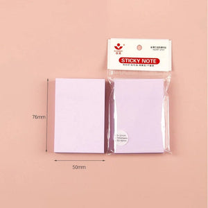 Planet Gates mixed color A 100Sheets 76*76mm Pure Color Paper Memo Pad Sticky Notes Bookmark Point It Marker Memo Sticker Office School Supplies Notebooks