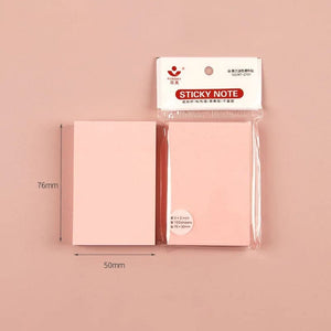 Planet Gates mixed color A 100Sheets 76*76mm Pure Color Paper Memo Pad Sticky Notes Bookmark Point It Marker Memo Sticker Office School Supplies Notebooks