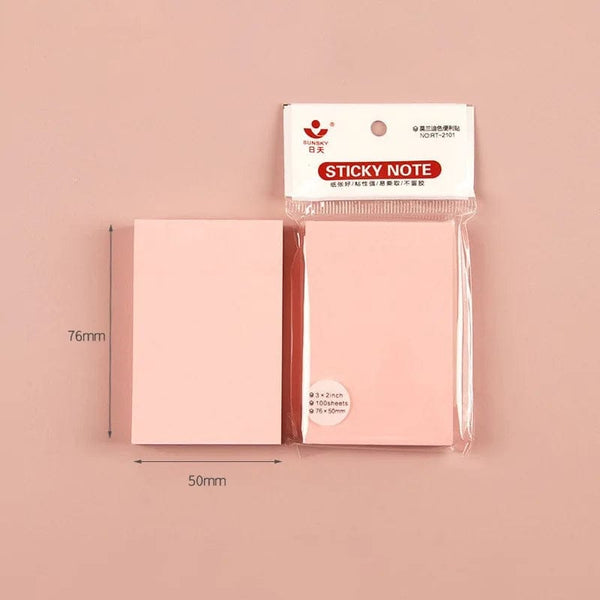 Planet Gates mixed color A 100Sheets 76*76mm Pure Color Paper Memo Pad Sticky Notes Bookmark Point It Marker Memo Sticker Office School Supplies Notebooks