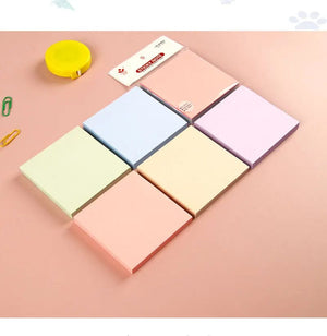 Planet Gates mixed color A 100Sheets 76*76mm Pure Color Paper Memo Pad Sticky Notes Bookmark Point It Marker Memo Sticker Office School Supplies Notebooks