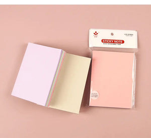 Planet Gates mixed color A 100Sheets 76*76mm Pure Color Paper Memo Pad Sticky Notes Bookmark Point It Marker Memo Sticker Office School Supplies Notebooks
