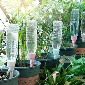 Planet Gates Mixed loading 3Pcs Adjustable Drip Irrigation System Automatic Self Watering Spikes for Plants Indoor Outdoor Potted Plants Irrigation System