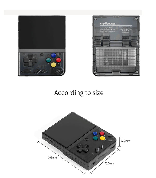Planet Gates MIYOO Mini Plus Portable Retro Handheld Game Console 3.5-inch IPS HD Screen Children's Gift Linux System Classic Gaming Emulator
