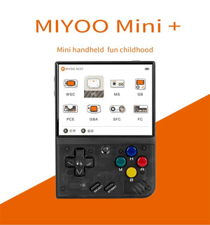 Planet Gates MIYOO Mini Plus Portable Retro Handheld Game Console 3.5-inch IPS HD Screen Children's Gift Linux System Classic Gaming Emulator