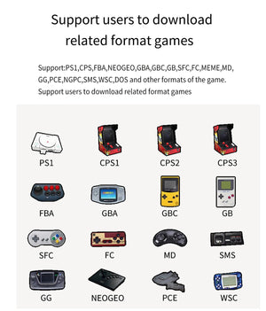 Planet Gates MIYOO Mini Plus Portable Retro Handheld Game Console 3.5-inch IPS HD Screen Children's Gift Linux System Classic Gaming Emulator