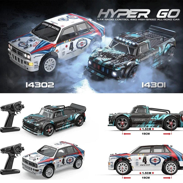 Planet Gates MJX 14301 14302 14303 Hyper Go 1/14 RC Car Brushless 2.4G Remote Control Off-road Racing High Speed RC Truck Electric Hobby Toy