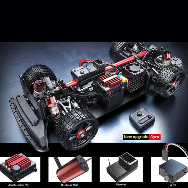 Planet Gates MJX 14301 14302 14303 Hyper Go 1/14 RC Car Brushless 2.4G Remote Control Off-road Racing High Speed RC Truck Electric Hobby Toy