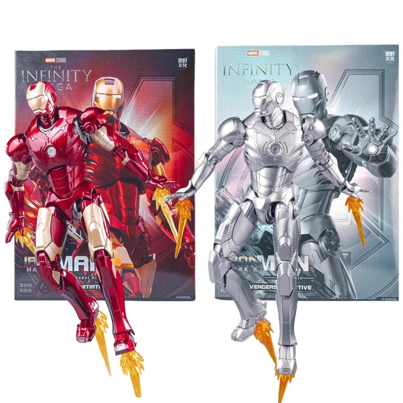 Planet Gates MK1 Boxed Fondjoy Original Iron Man 1/12 MK1 MK2 MK3 MK4 MK5 MK6 MK7 Assembled Marvel legends Tony Stark Action Figure Collect Toy Gift