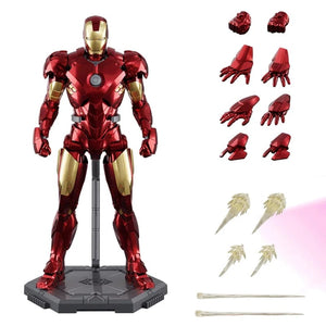 Planet Gates MK1 Boxed Fondjoy Original Iron Man 1/12 MK1 MK2 MK3 MK4 MK5 MK6 MK7 Assembled Marvel legends Tony Stark Action Figure Collect Toy Gift