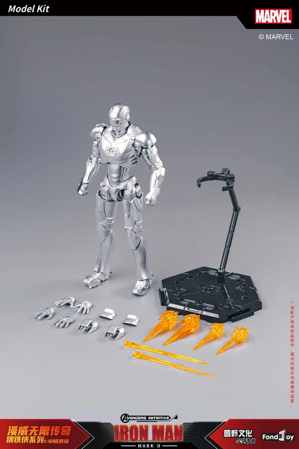 Planet Gates MK1 Boxed Fondjoy Original Iron Man 1/12 MK1 MK2 MK3 MK4 MK5 MK6 MK7 Assembled Marvel legends Tony Stark Action Figure Collect Toy Gift