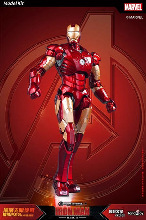 Planet Gates MK1 Boxed Fondjoy Original Iron Man 1/12 MK1 MK2 MK3 MK4 MK5 MK6 MK7 Assembled Marvel legends Tony Stark Action Figure Collect Toy Gift
