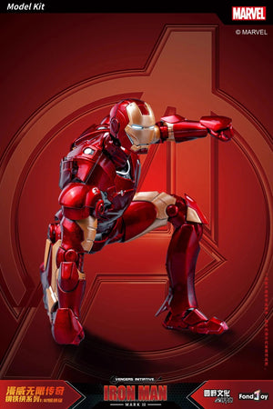 Planet Gates MK1 Boxed Fondjoy Original Iron Man 1/12 MK1 MK2 MK3 MK4 MK5 MK6 MK7 Assembled Marvel legends Tony Stark Action Figure Collect Toy Gift