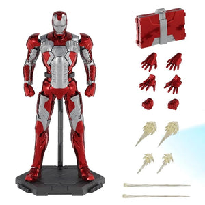 Planet Gates MK5 Boxed Fondjoy Original Iron Man 1/12 MK1 MK2 MK3 MK4 MK5 MK6 MK7 Assembled Marvel legends Tony Stark Action Figure Collect Toy Gift