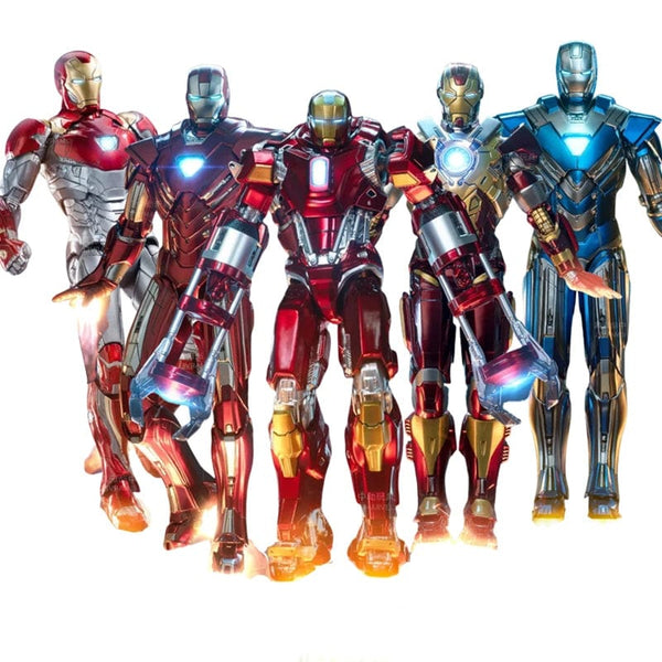 Planet Gates MK6 / BOX ZD Original Iron Man MK35 MK47 MK46 Iron Patriot MK17 MK21 MK42 MK50 War Machine legends Avengers Action Figure Collect Toy Gift