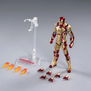 Planet Gates MK6 / BOX ZD Original Iron Man MK35 MK47 MK46 Iron Patriot MK17 MK21 MK42 MK50 War Machine legends Avengers Action Figure Collect Toy Gift