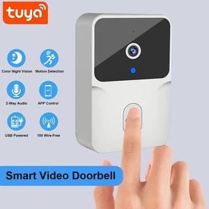 Planet Gates ML1T-W Tuya WiFi Video Doorbell Wireless HD Camera IR Alarm Security Smart Home Door Bell WiFi Intercom for Home