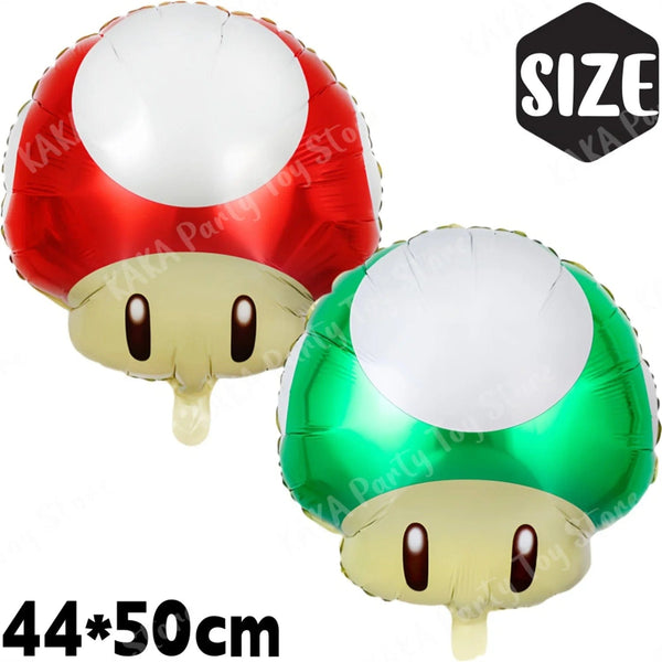 Planet Gates MLA1-6PCS / 18 inch / CHINA 6Pcs 18inch Super Mario Bros Foil Balloon Set children‘s Birthday Party Decoration Baby Shower Inflatable Boys Toy Gifts Globos