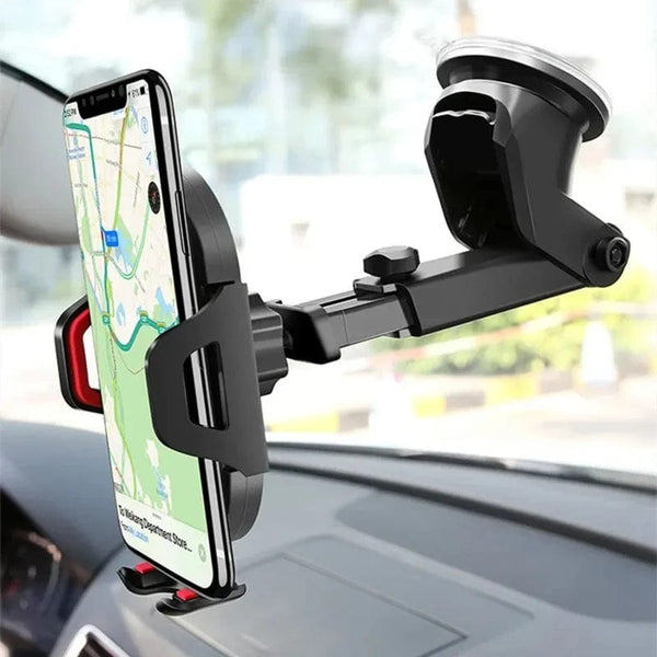 Planet Gates Mobile Holder Support For iPhone 13 12 11 Pro Max X 7 8 Xiaomi Huawei Samsung Sucker Car Phone Holder Mount Stand GPS Telefon