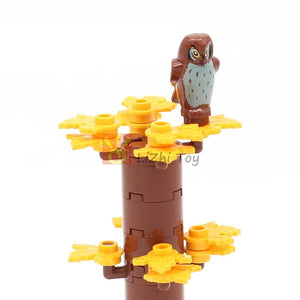 Planet Gates MOC Animal Figure Brick Building Blocks Pet Zoo Dog Penguin Cat Clown Fish Bird Bear Bat Squirrel Owl DIY Model Toys Girls Kids