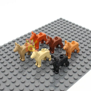 Planet Gates MOC Animal Figure Brick Building Blocks Pet Zoo Dog Penguin Cat Clown Fish Bird Bear Bat Squirrel Owl DIY Model Toys Girls Kids