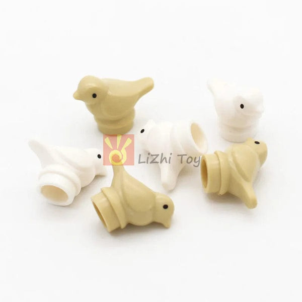 Planet Gates MOC Animal Figure Brick Building Blocks Pet Zoo Dog Penguin Cat Clown Fish Bird Bear Bat Squirrel Owl DIY Model Toys Girls Kids