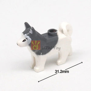 Planet Gates MOC Animal Figure Brick Building Blocks Pet Zoo Dog Penguin Cat Clown Fish Bird Bear Bat Squirrel Owl DIY Model Toys Girls Kids