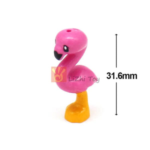 Planet Gates MOC Animal Figure Brick Building Blocks Pet Zoo Dog Penguin Cat Clown Fish Bird Bear Bat Squirrel Owl DIY Model Toys Girls Kids