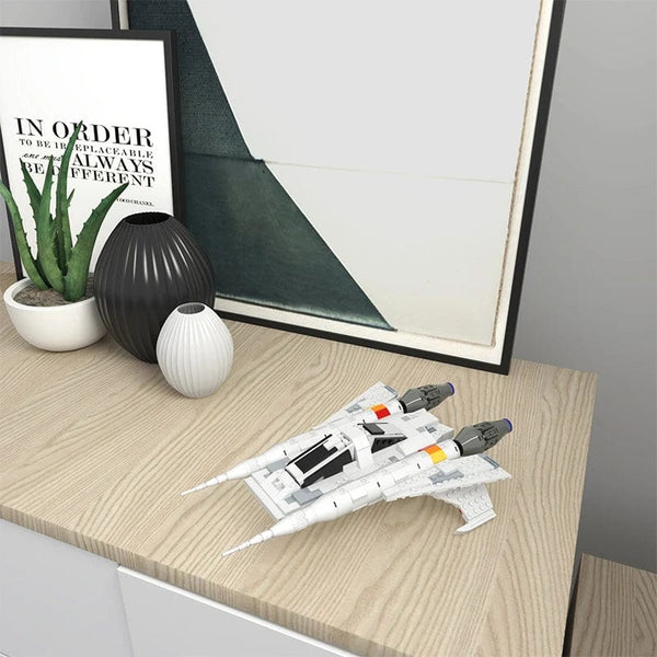 Planet Gates MOC Space Classic Model Fighter N-1 Building Blocks For Nabools- Battle Airplane Bricks Display Toys For Children Birthday Gifts