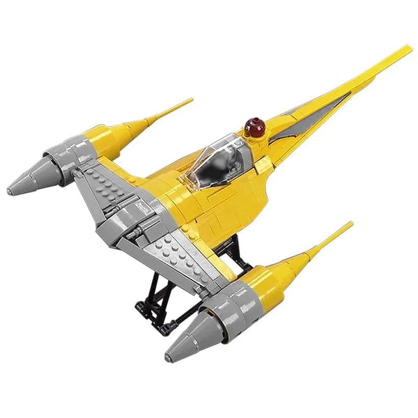 Planet Gates MOC Space Classic Model Fighter N-1 Building Blocks For Nabools- Battle Airplane Bricks Display Toys For Children Birthday Gifts