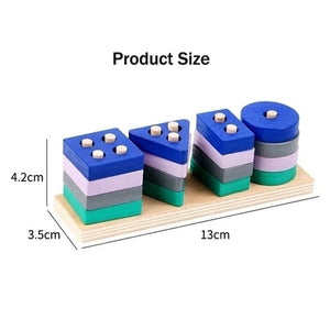 Planet Gates Model A Montessori Wooden Toys Kids 3D Wooden Puzzles Early Learning Games Toys Educational Wooden Toys For Children 3-6Years