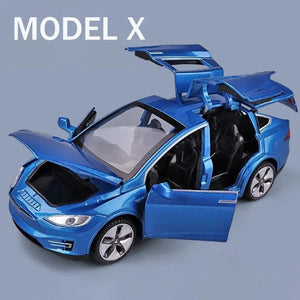 Planet Gates Model X blue 1:32 Tesla Model X Model S Alloy Car Model Diecasts Toy Vehicles Toy Cars Kid Toys For Children Christmas Gifts Boy Toy