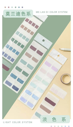 Planet Gates MOHAMM 240/120/60 PCS Multicolor Sticky Writable Repositionable Index Tabs Flags for Pages Book Markers Reading Notes