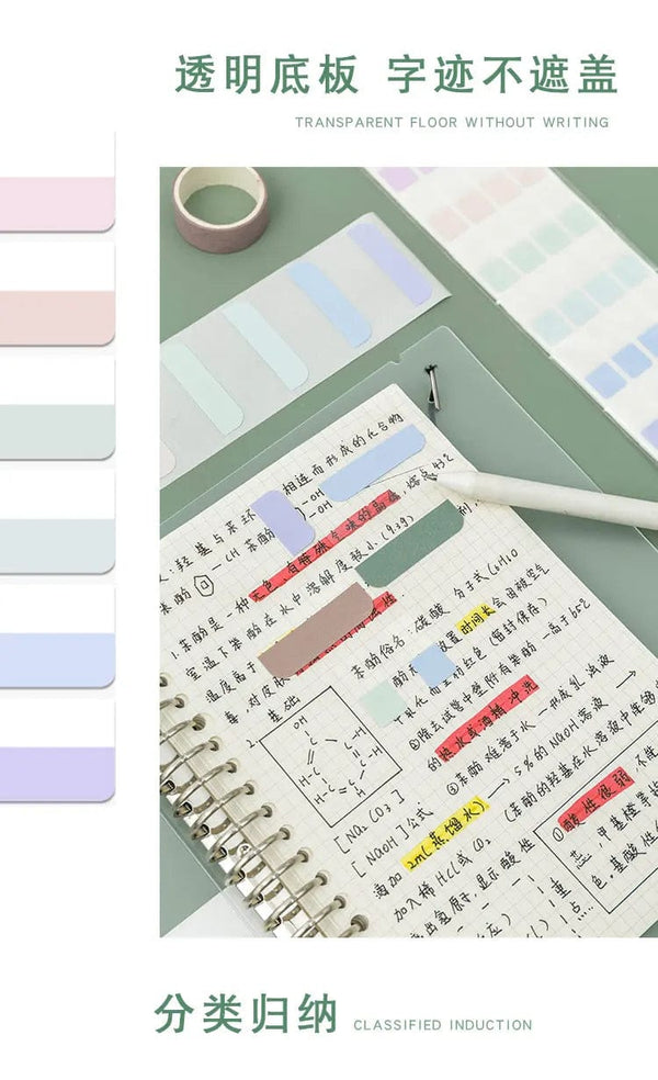 Planet Gates MOHAMM 240/120/60 PCS Multicolor Sticky Writable Repositionable Index Tabs Flags for Pages Book Markers Reading Notes