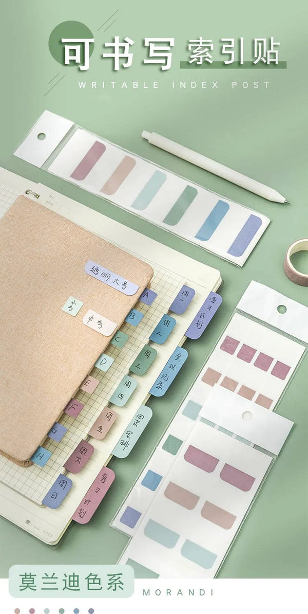 Planet Gates MOHAMM 240/120/60 PCS Multicolor Sticky Writable Repositionable Index Tabs Flags for Pages Book Markers Reading Notes