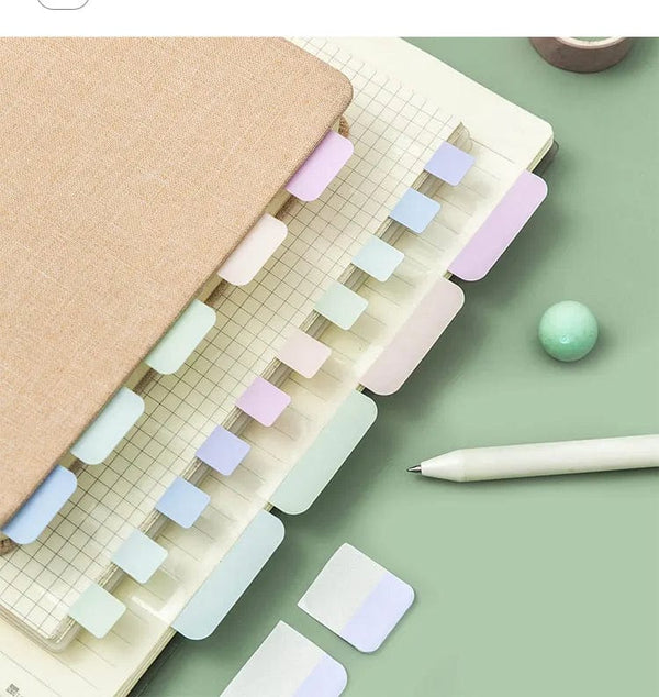 Planet Gates MOHAMM 240/120/60 PCS Multicolor Sticky Writable Repositionable Index Tabs Flags for Pages Book Markers Reading Notes