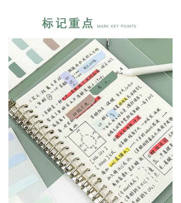 Planet Gates MOHAMM 240/120/60 PCS Multicolor Sticky Writable Repositionable Index Tabs Flags for Pages Book Markers Reading Notes