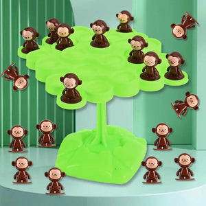 Planet Gates Monkey Balance Tree Mini Monkey Balance Tree Family Games Desktop Toys for Kids Birthday Party Favors Baby Shower Gifts Pinata Fillers