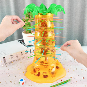Planet Gates Monkey Climbing Tree Game Toy Children Interesting Intelligence Toys Climbing Desktop Game Party Game Toys Birthday gift For Kid