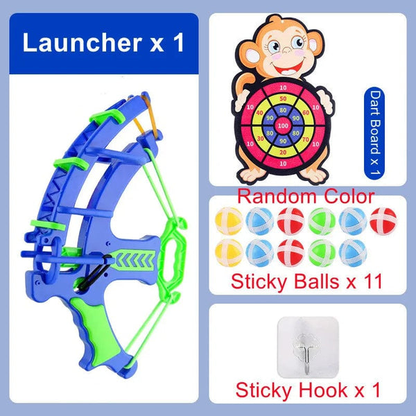 Planet Gates Monkey x 11 Balls Montessori Throw Sport Shooting Target Sticky Ball Dartboard Basketball Board Games Educational Children Indoor Outdoor Game Toy
